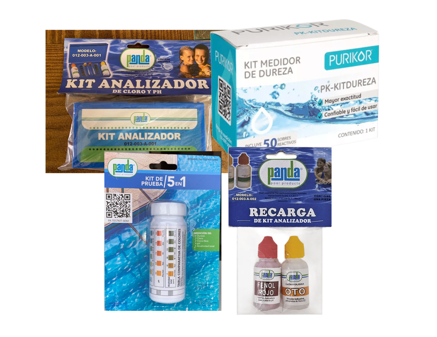 Text kit para agua 